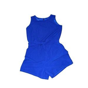 Royal blue jumpsuit romper size large